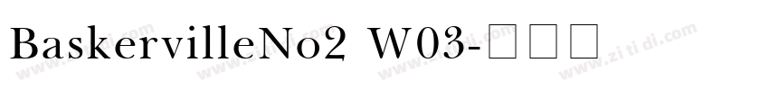 BaskervilleNo2 W03字体转换